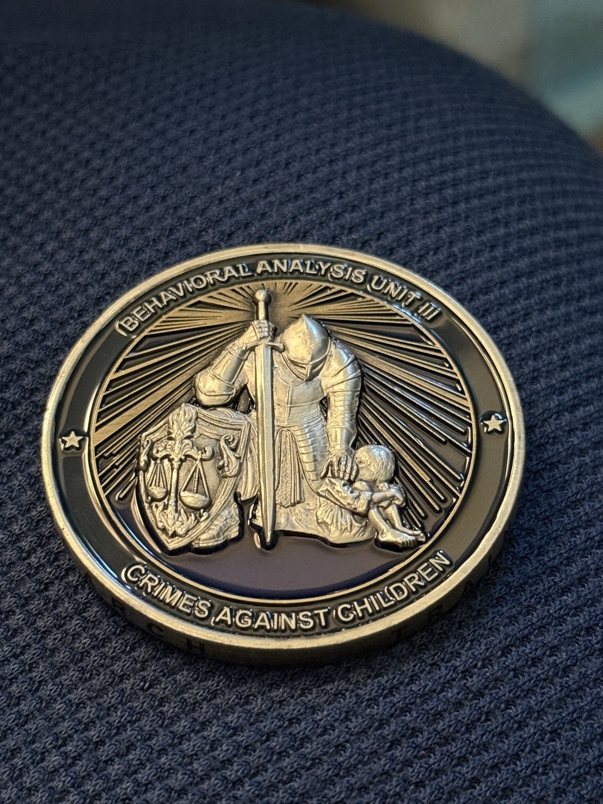 FBI Behavioral Analysis Unit Crimes Against Children Challenge Coin