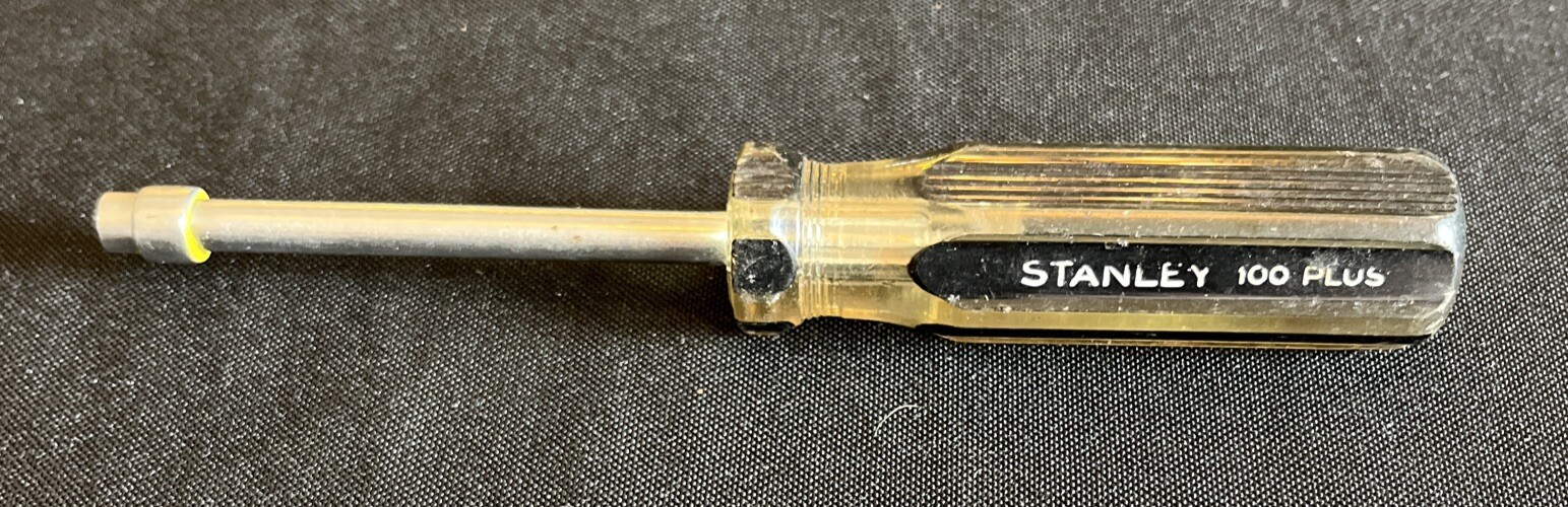 Vintage Stanley 100 Plus 66-506 3/16” 6 Point Nut Driver Nice Shape USA Made