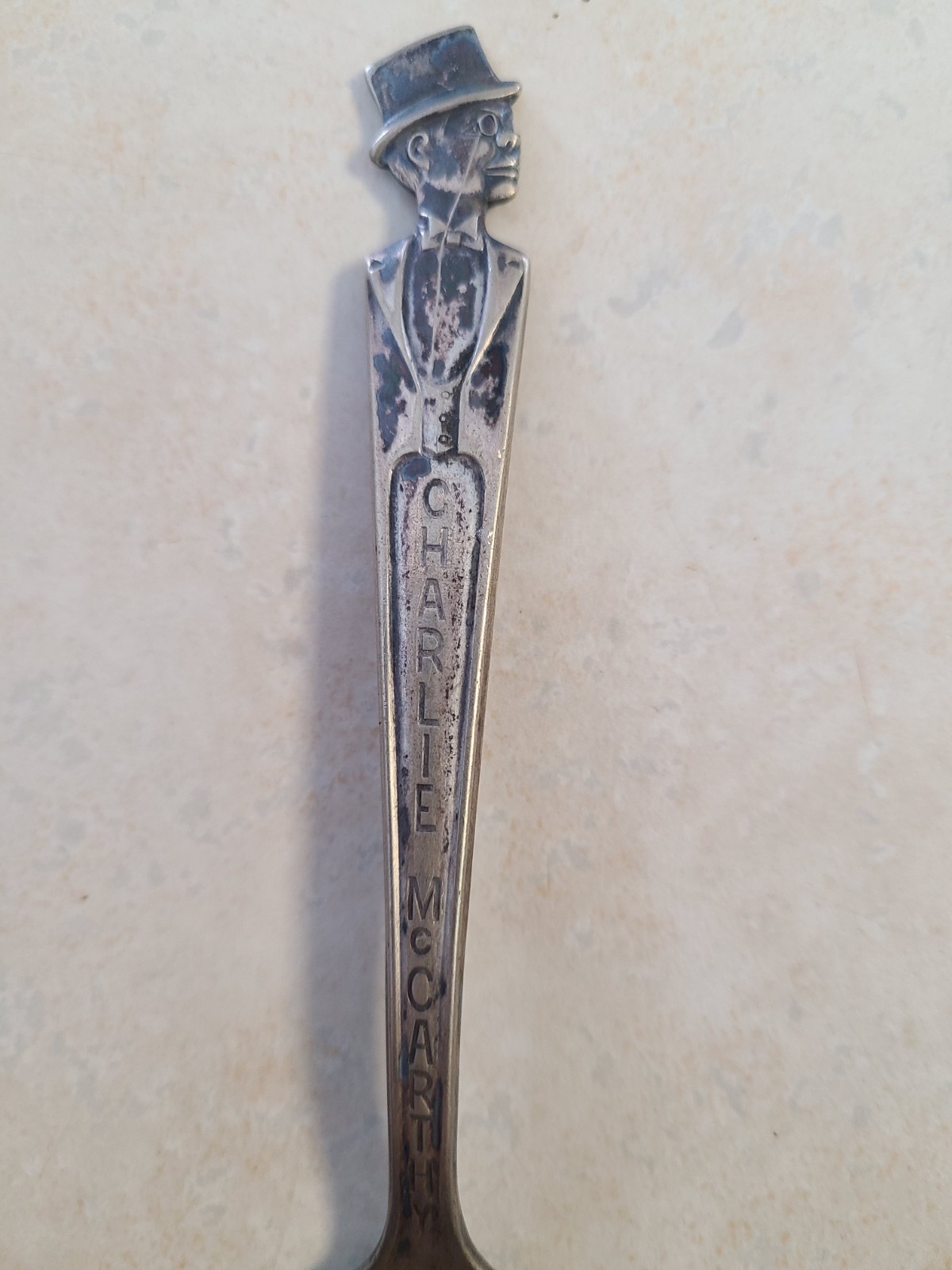 Charlie McCarthy Duchess Silver Plate Spoon Silverplate Vintage A2 Charlie McCarthy Duchess Silver Plate Spoon Silverplate Vintage A2