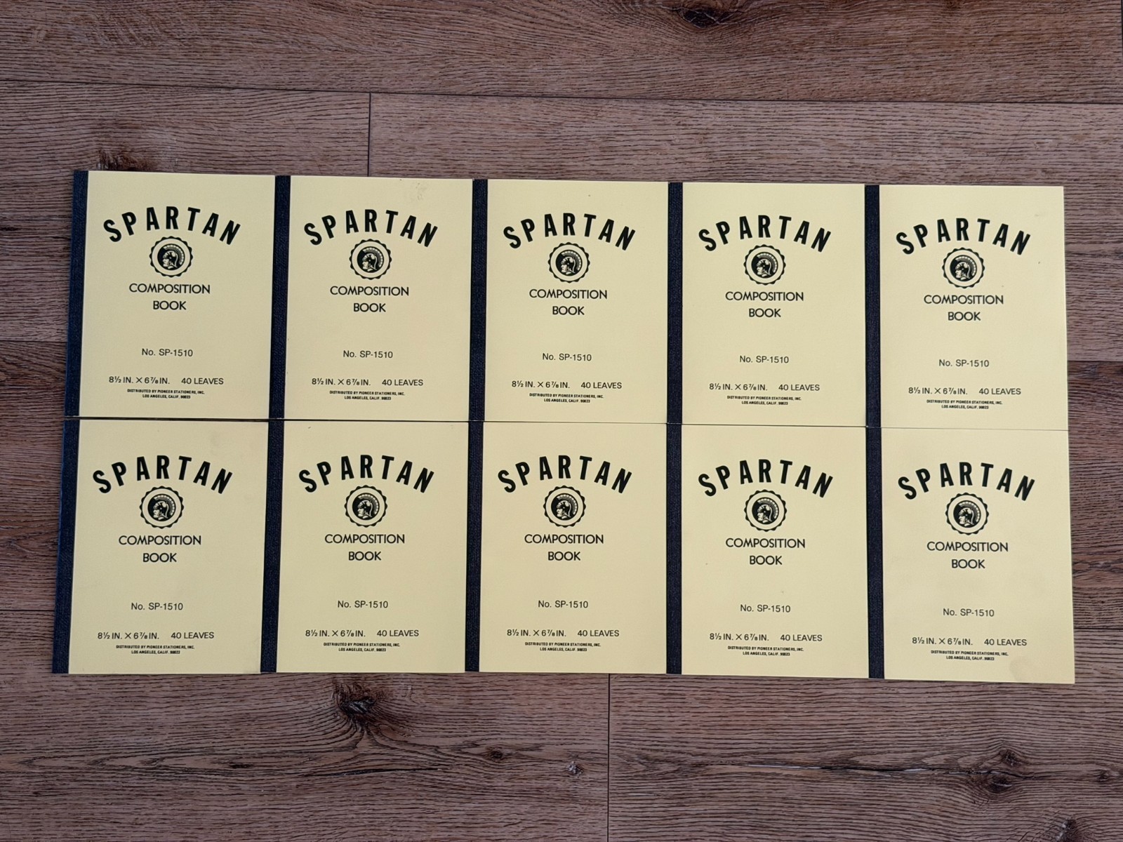 8-Spartan Composition Book (No. SP-1510C) 40 Leaves Pioneer Stationers Notebook