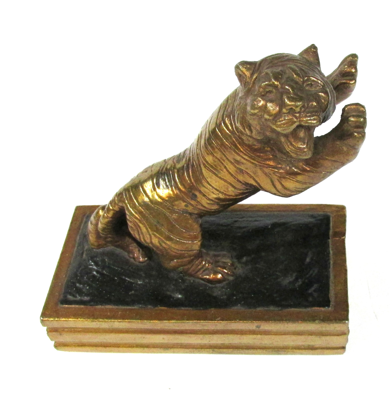 Antique one-ROARING TIGER BOOKEND {I have only one} 6.5 Antique one-ROARING TIGER BOOKEND {I have only one} 6.5