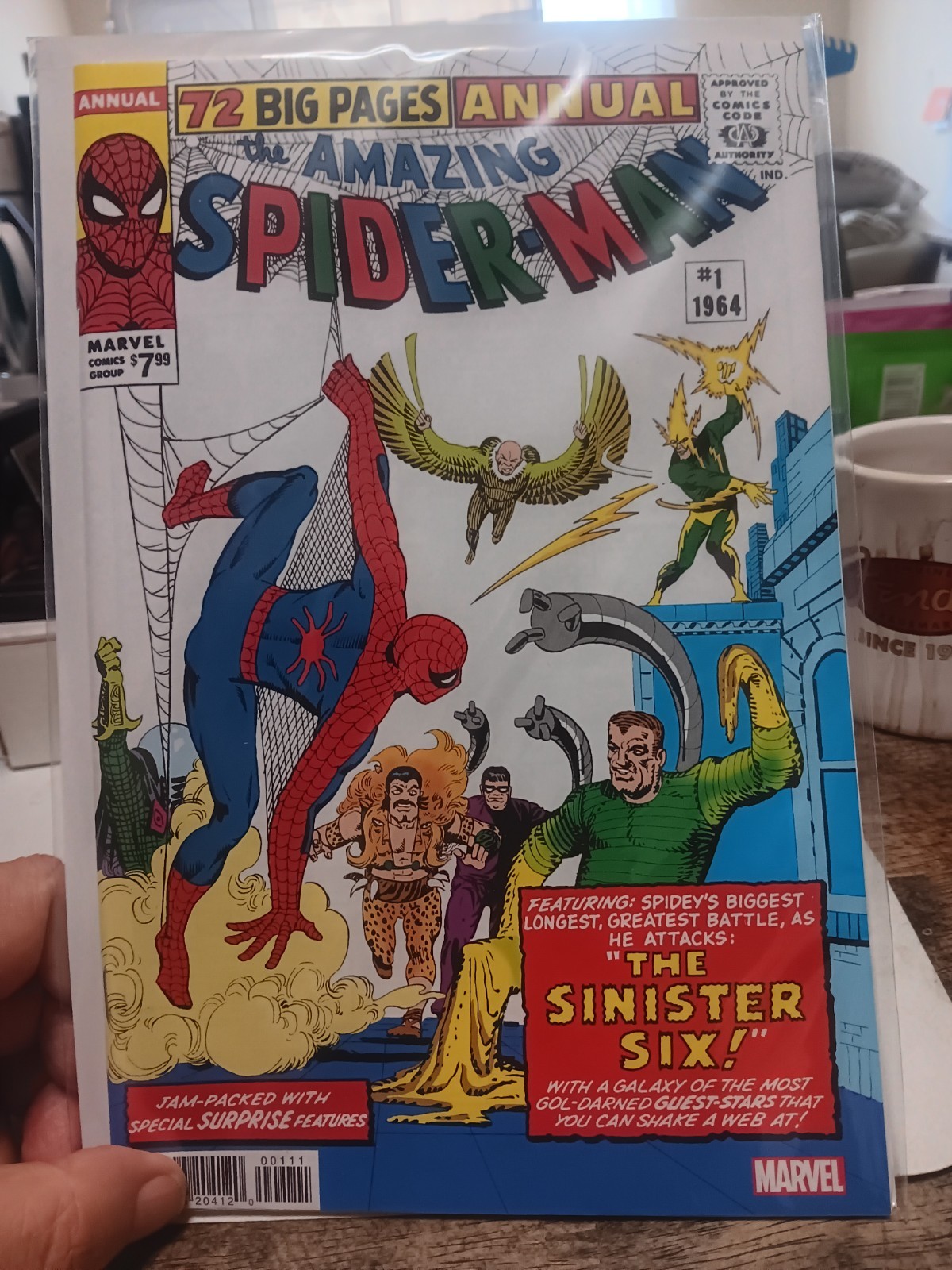 The Amazing Spider-Man Annual #1 Marvel Comics Newsprint Replica  Near Mint B&B 