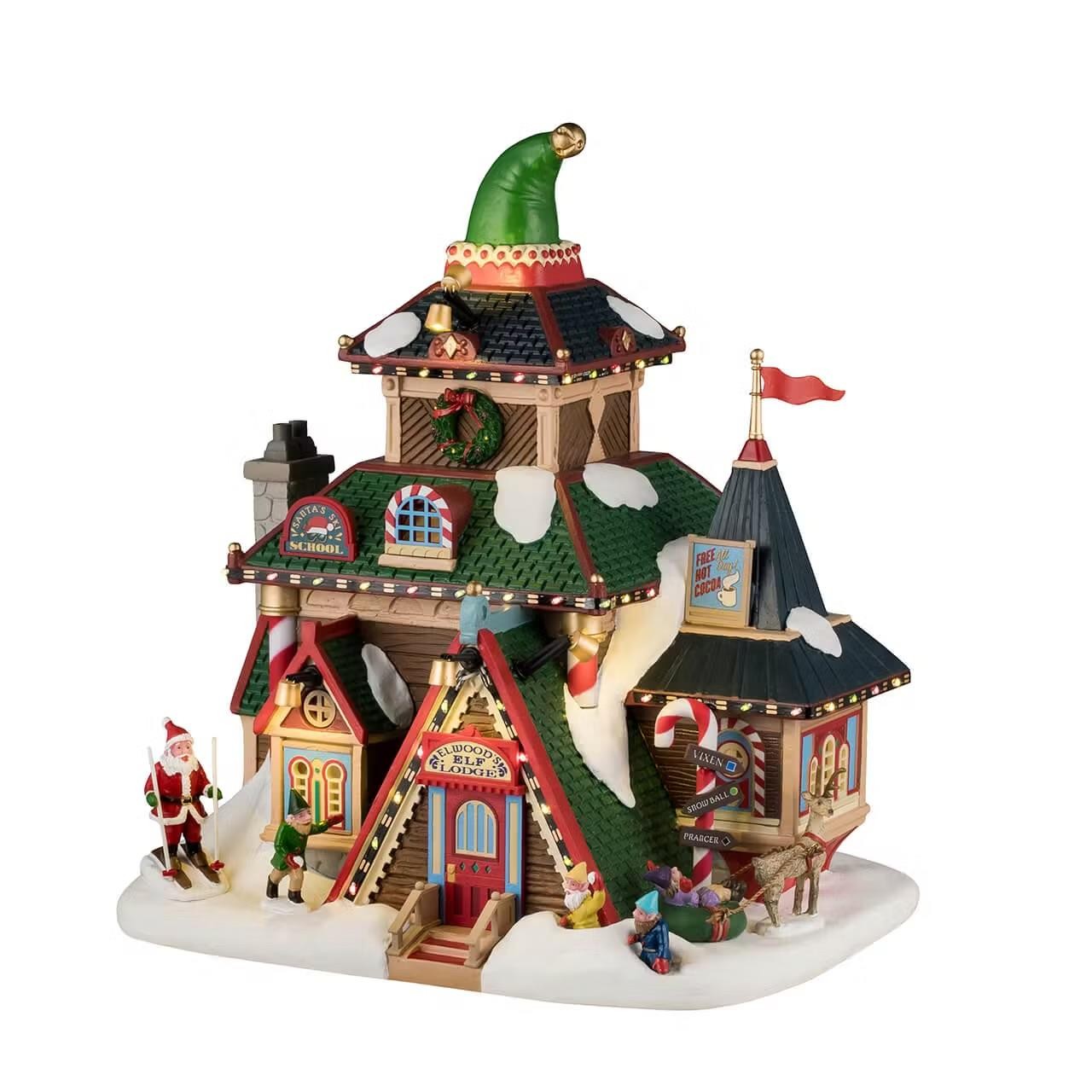 Lemax Santas Wonderland Village Elwoods Elf Lodge 45224