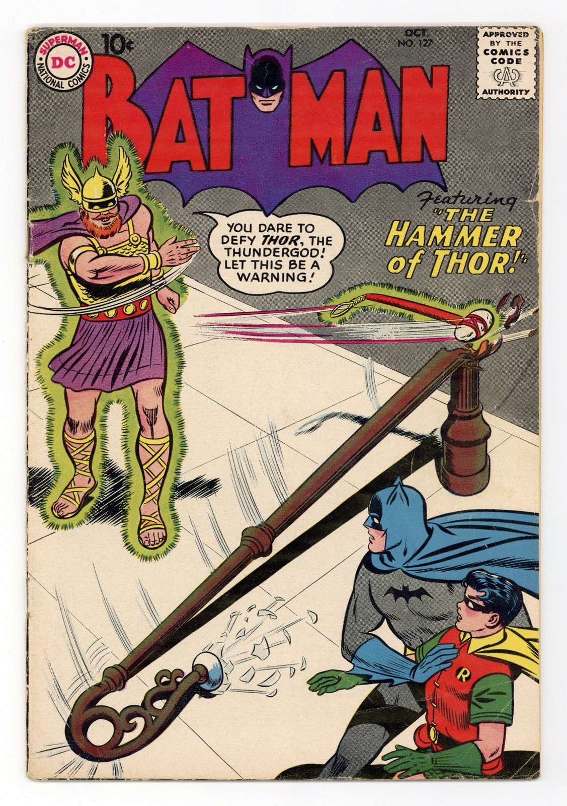 Batman #127 GD/VG 3.0 1959