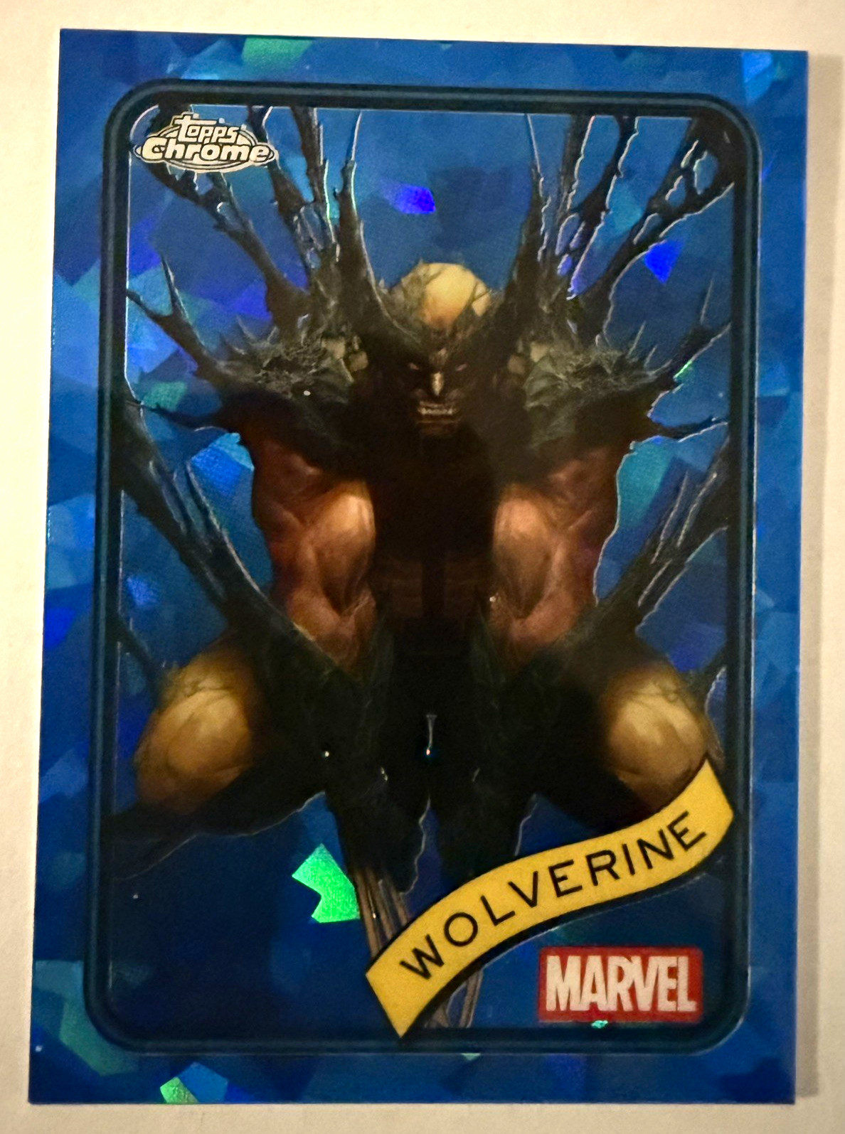 2025 Topps Chrome Sapphire Marvel #103 Wolverine Comics