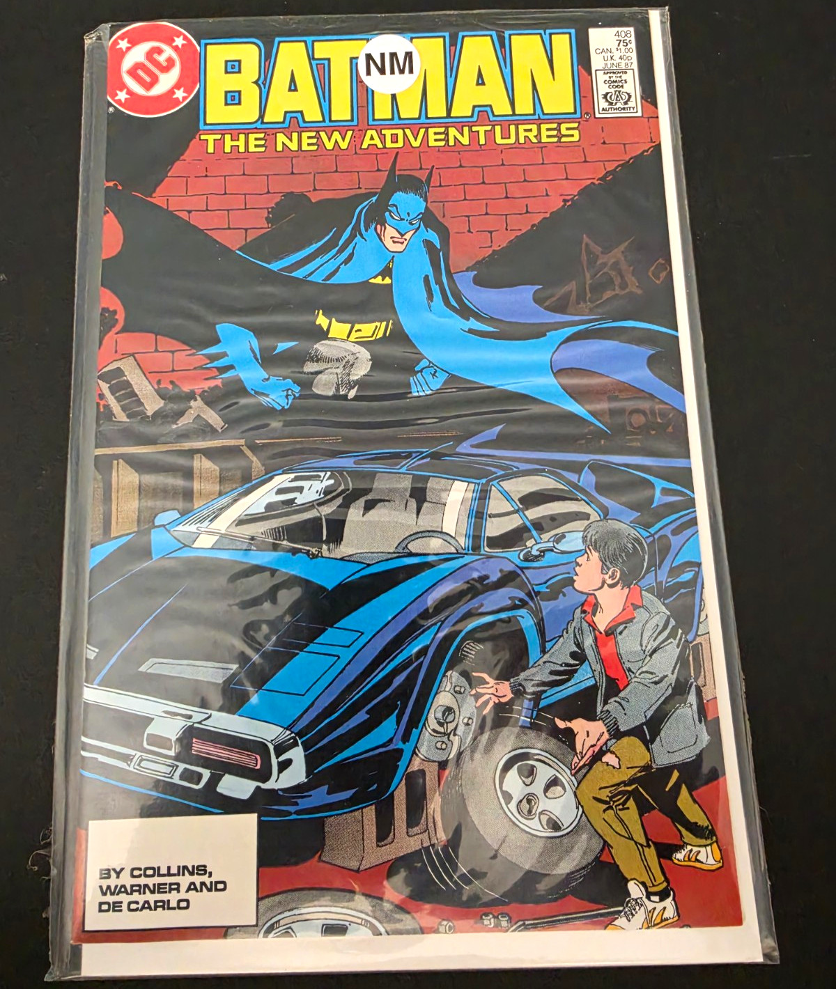 Batman #408 DC Comics 1987 New Origin Jason Todd Robin Batmobile VF/NM