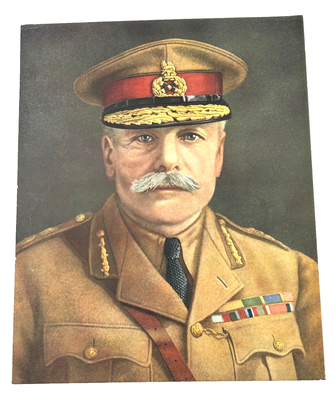 Vintage British Field Marshal Sir Douglas Haig Portrait Print