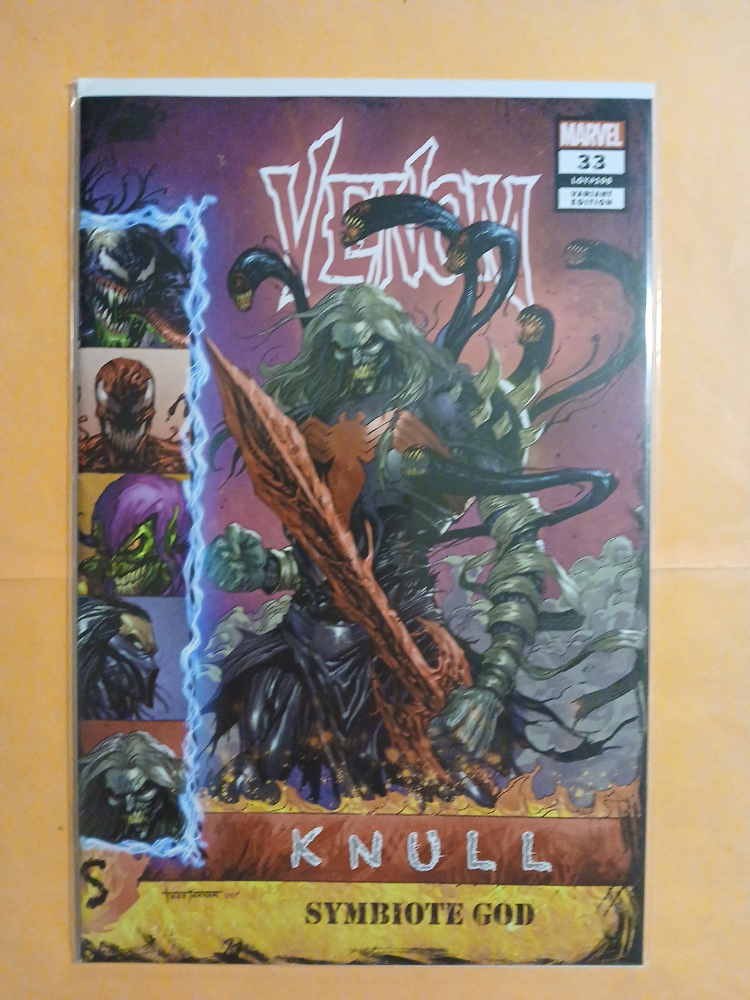 Venom #33 Symbiote God Knull Tyler Kirkham Variant Cover Comics Elite 2021