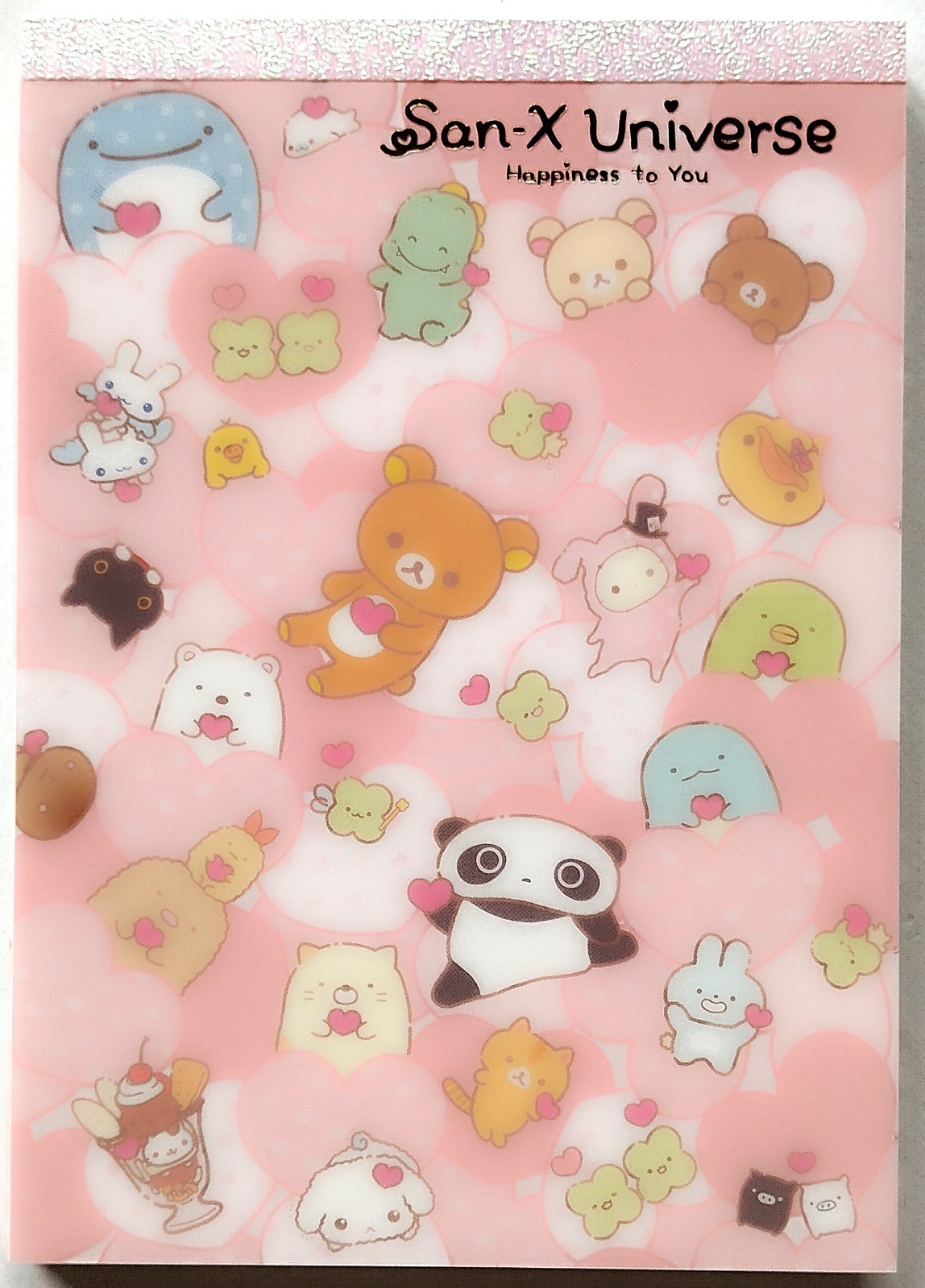 San-X Universe Character Memo Pad 80 Sentimental Circus Rilakkuma MADE IN JAPAN