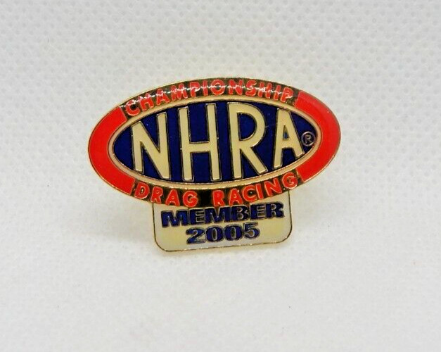 NHRA Member 2005 Drag Racing Race Hat Metal Enamel Pin National Hot Rod Assoc