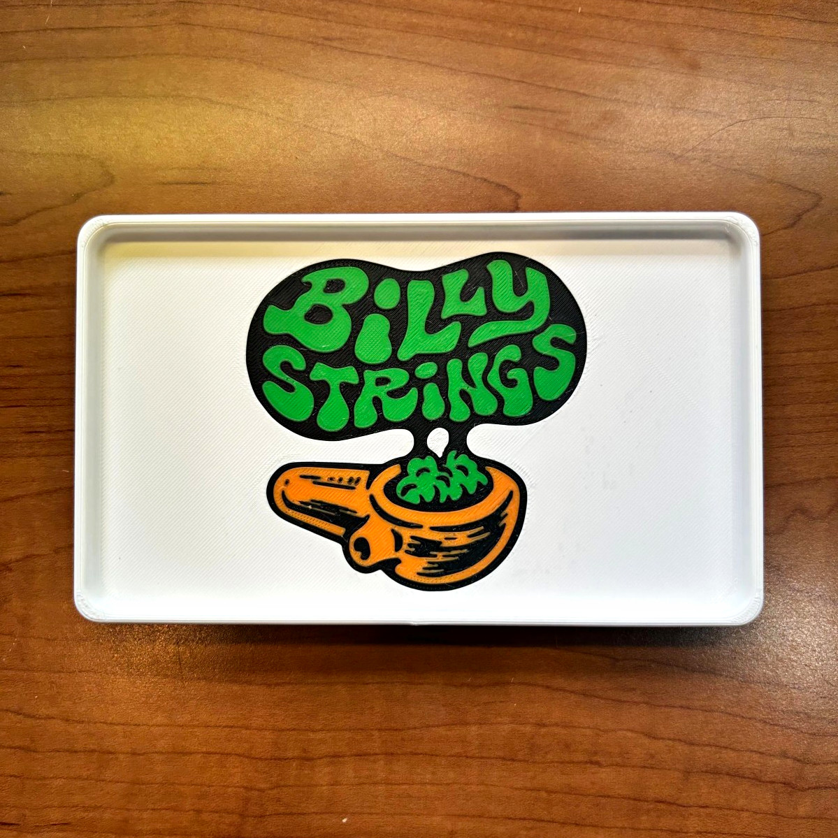 Billy Strings White Tray - Music Memorabilia Collectible Tray for Fans Billy Strings White Tray - Music Memorabilia Collectible Tray for Fans