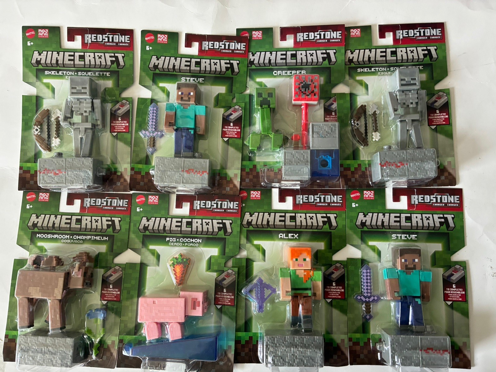 Mattel Minecraft Assortment You Get All 8 Figures That Are In Pictures
