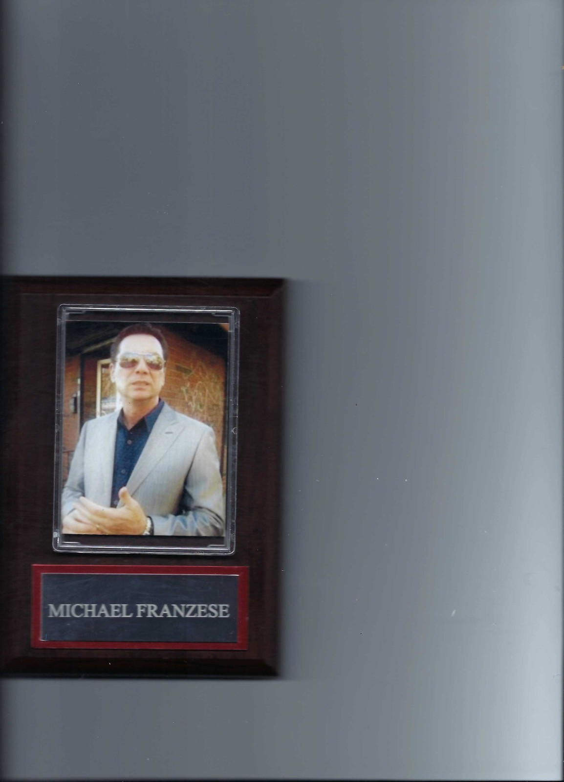 MICHAEL FRANZESE PLAQUE MAFIA ORGANIZED CRIME MOBSTER MOB