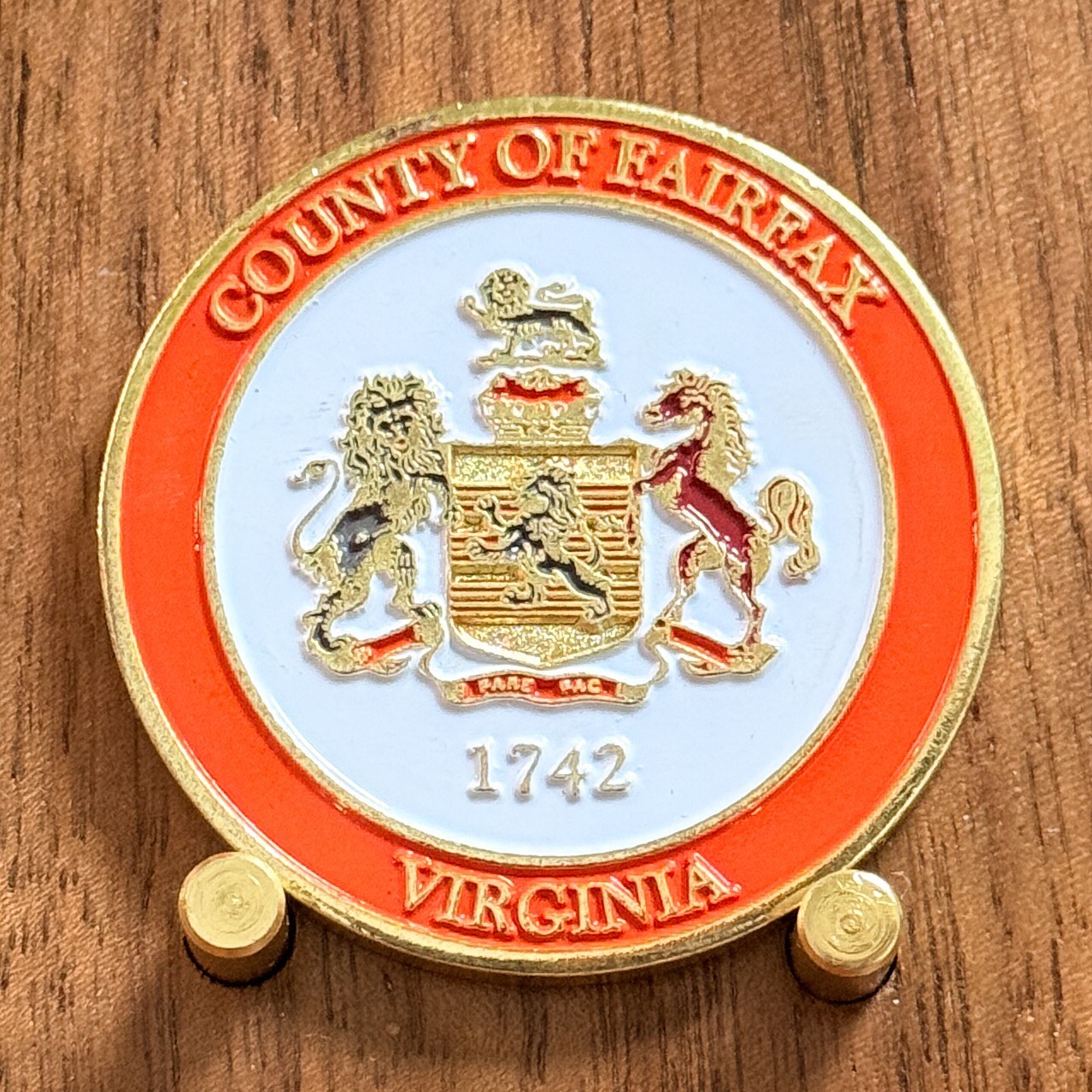 Fairfax County Virginia Public Works Environmental Services Challenge Coin  W#11