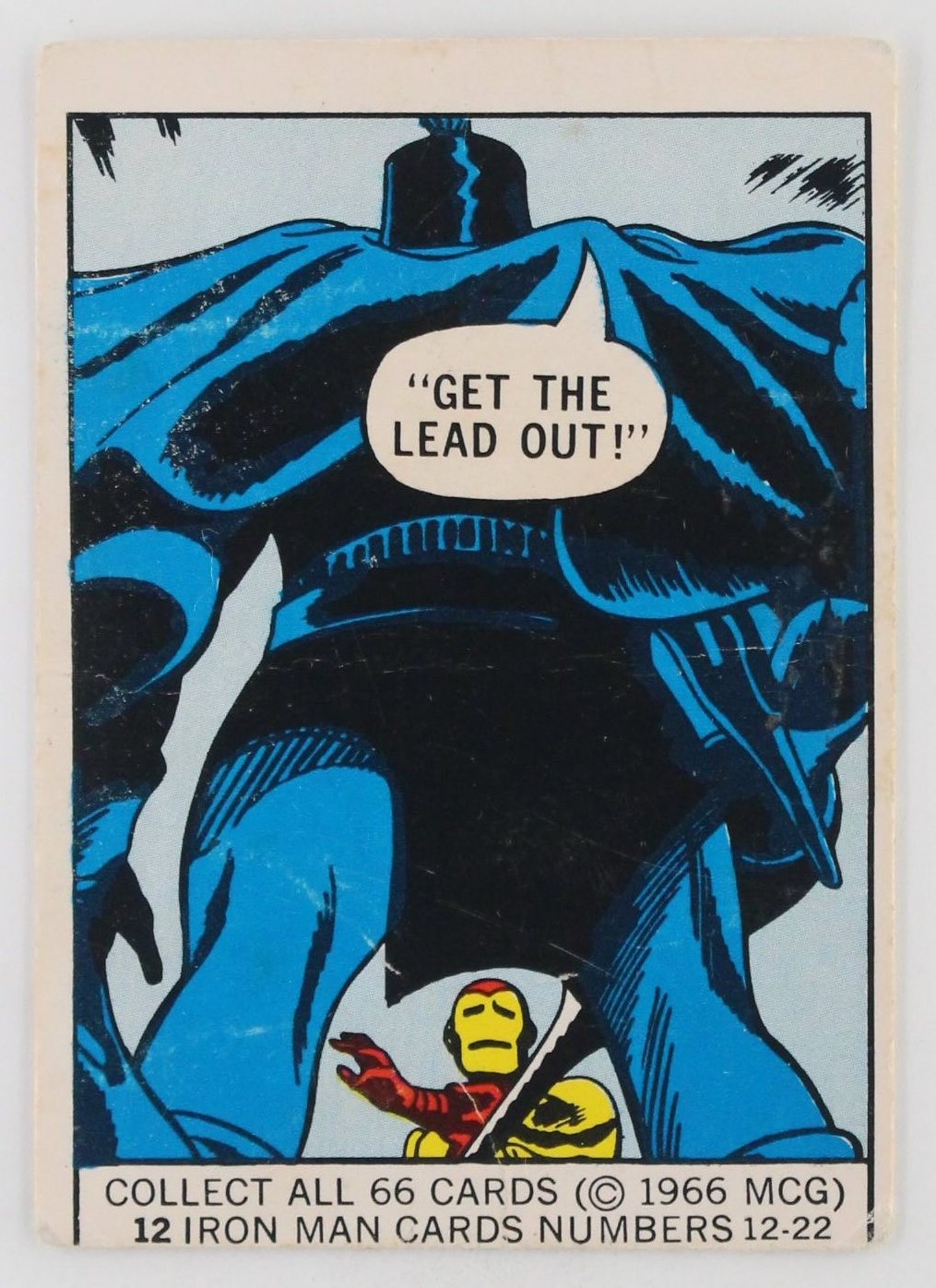 1966 Donruss Iron Man Rookie - Marvel Super Heroes #12 - RAW 2