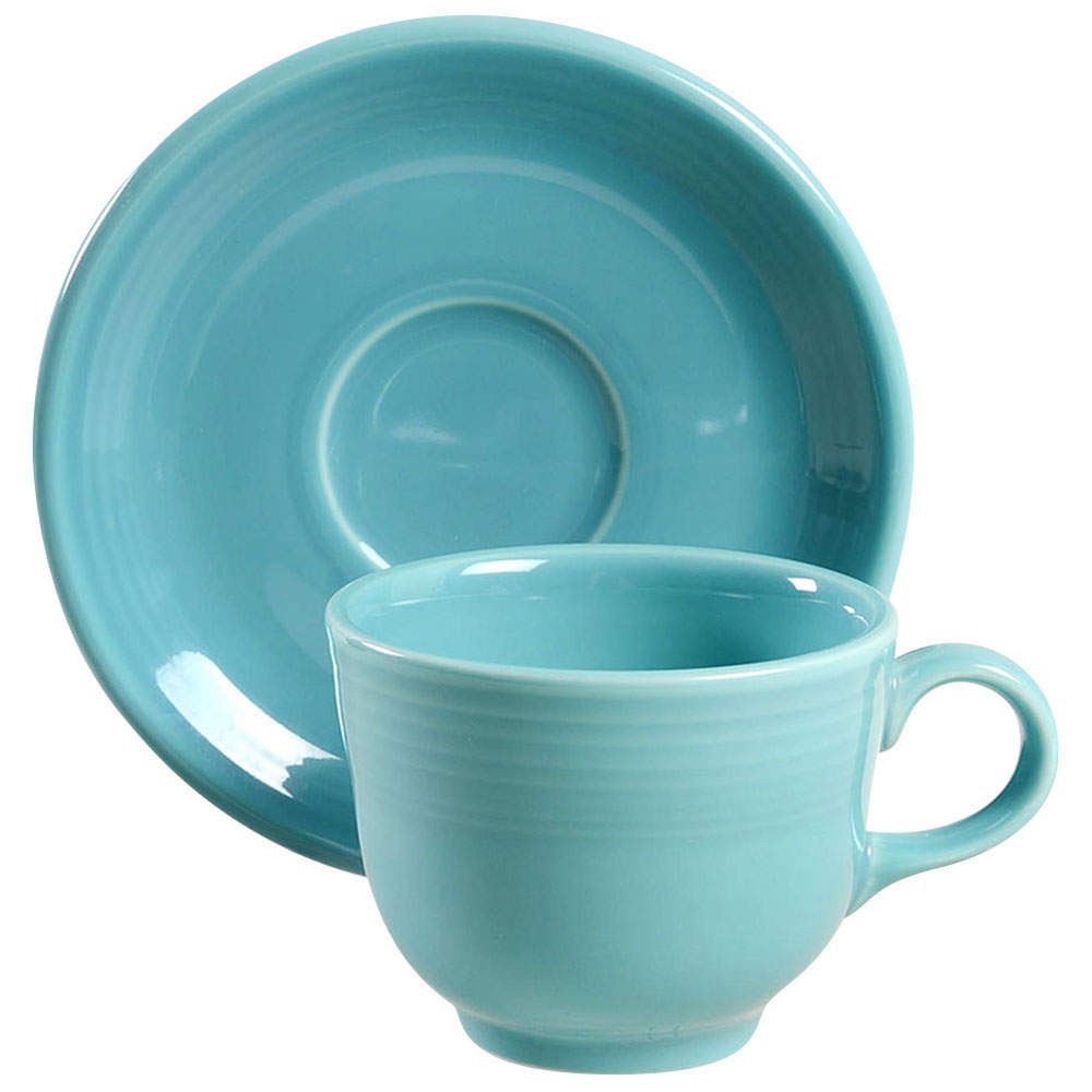 Homer Laughlin  Fiesta Turquoise  Cup & Saucer 221332