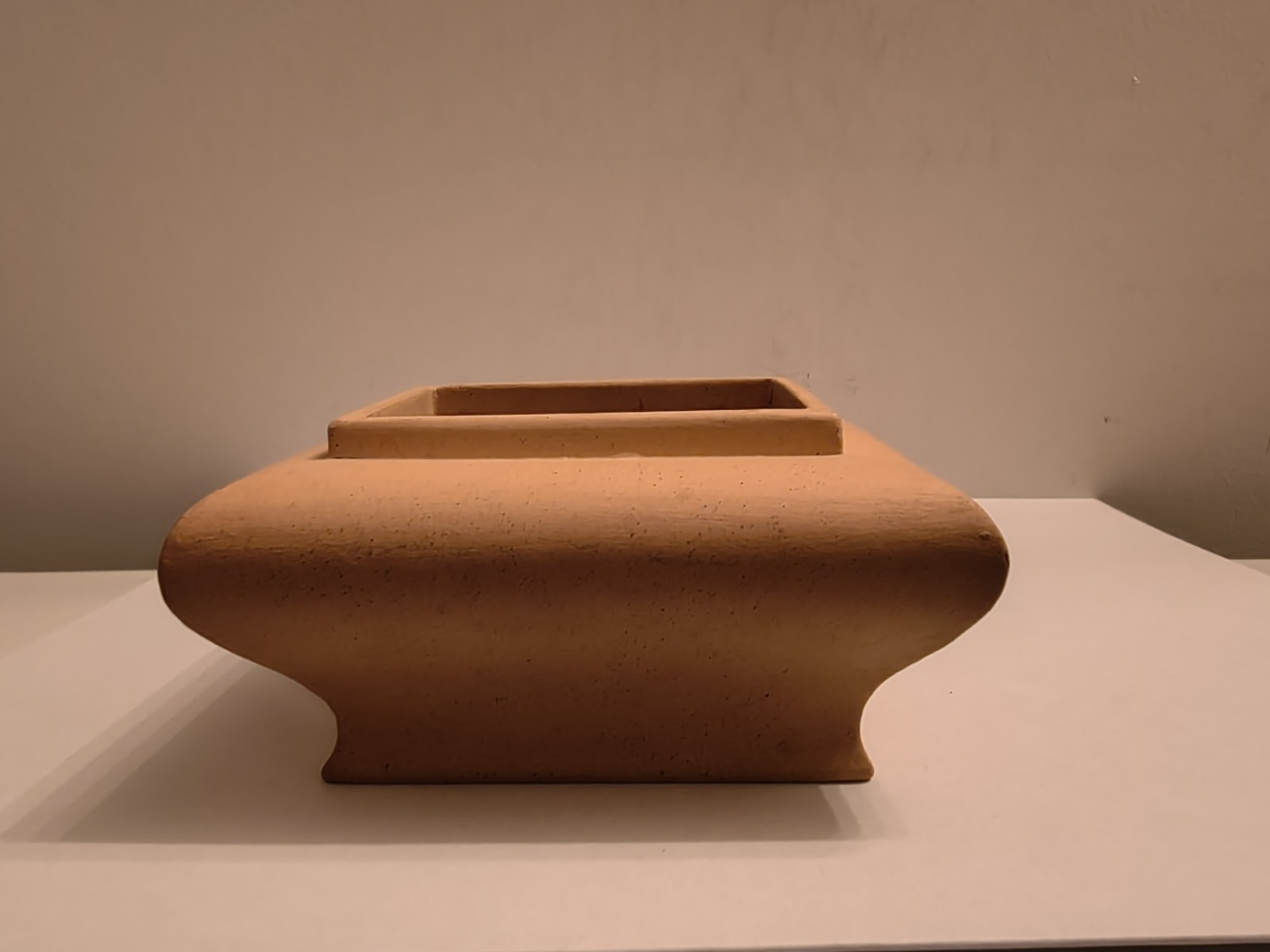 Mint  Very Rare Ca. 1905 Teco Pottery Unglazed Bisque Blank Match Box #384
