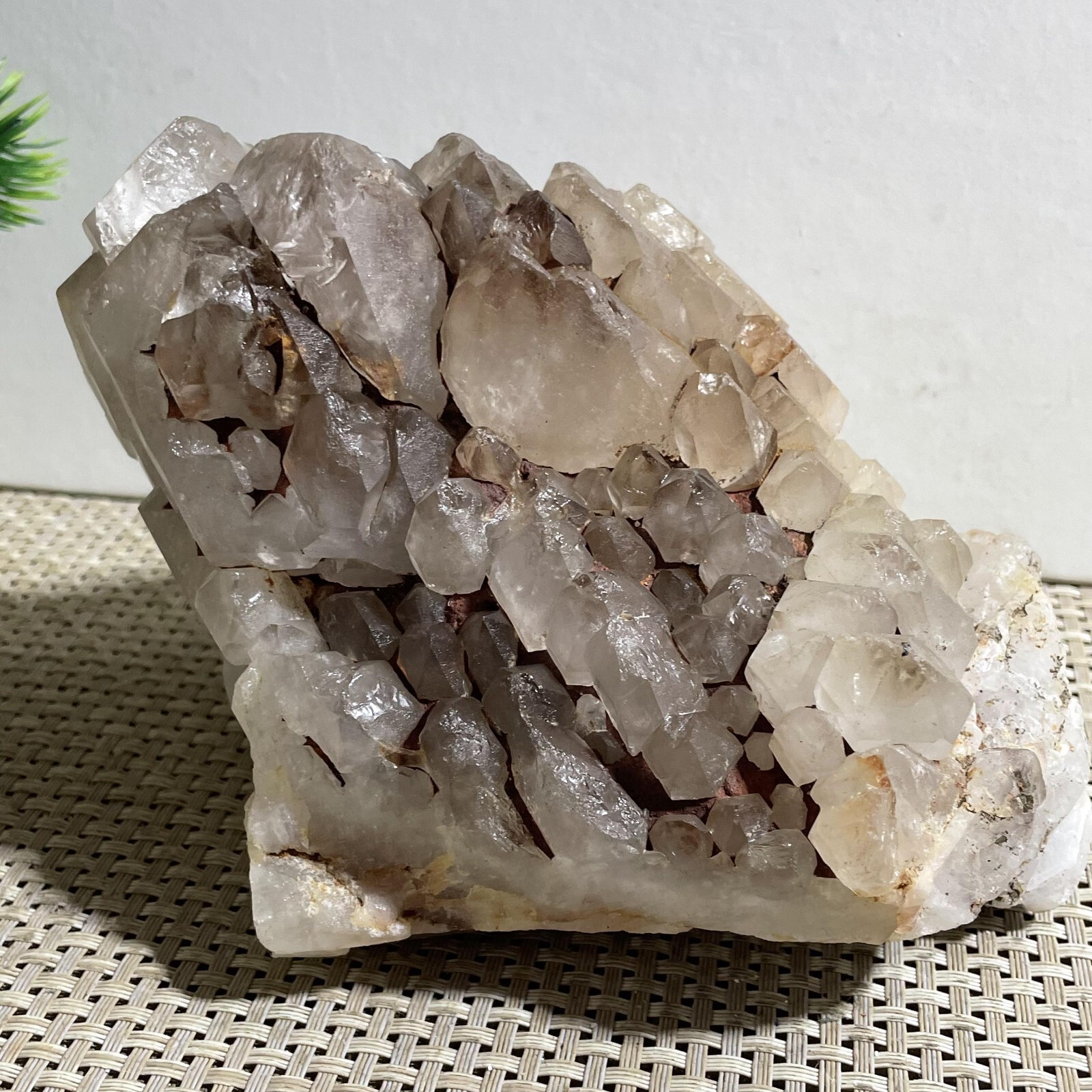 1688g   rare white water crystal cluster backbone mineral specimen