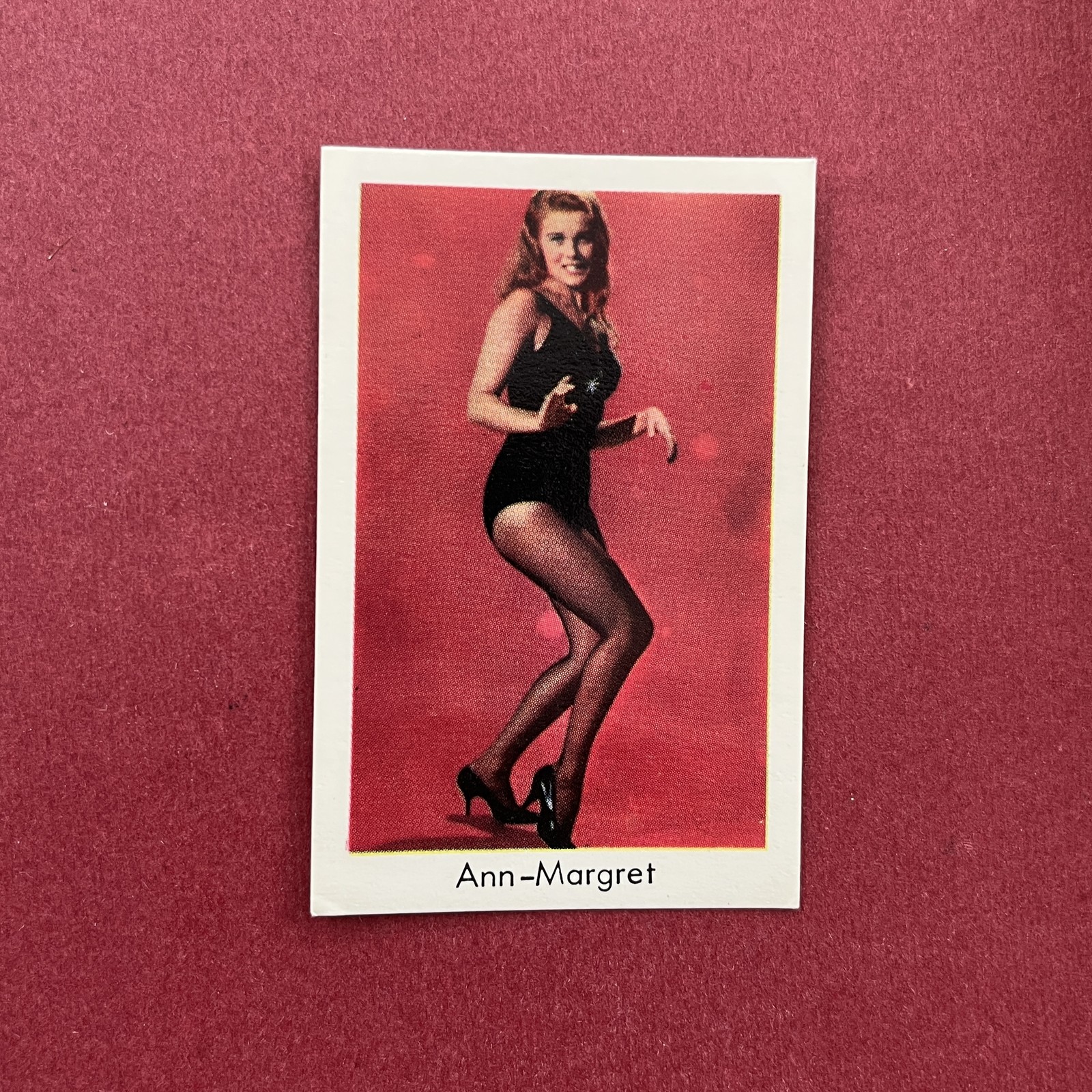 Ann-Margret 1966-68 Dutch Gum Popbilder Unnumbered Series Trading Card