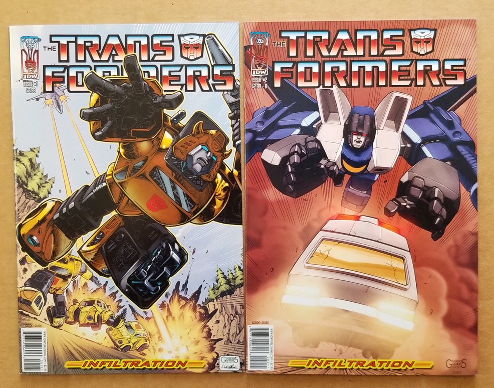 TRANSFORMERS INFILTRATION # 1, 2 UNREAD NM IDW 2006 CVR B LOT SET TRANSFORMERS INFILTRATION # 1, 2 UNREAD NM IDW 2006 CVR B LOT SET