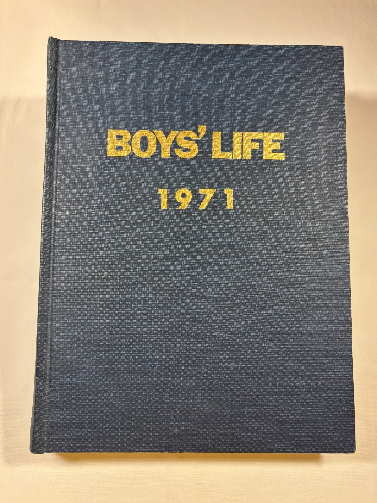 1971 BOY SCOUTS OF AMERICA BOYS' LIFE MAGAZINES HARDBOUND BOOK ~ COMPLETE