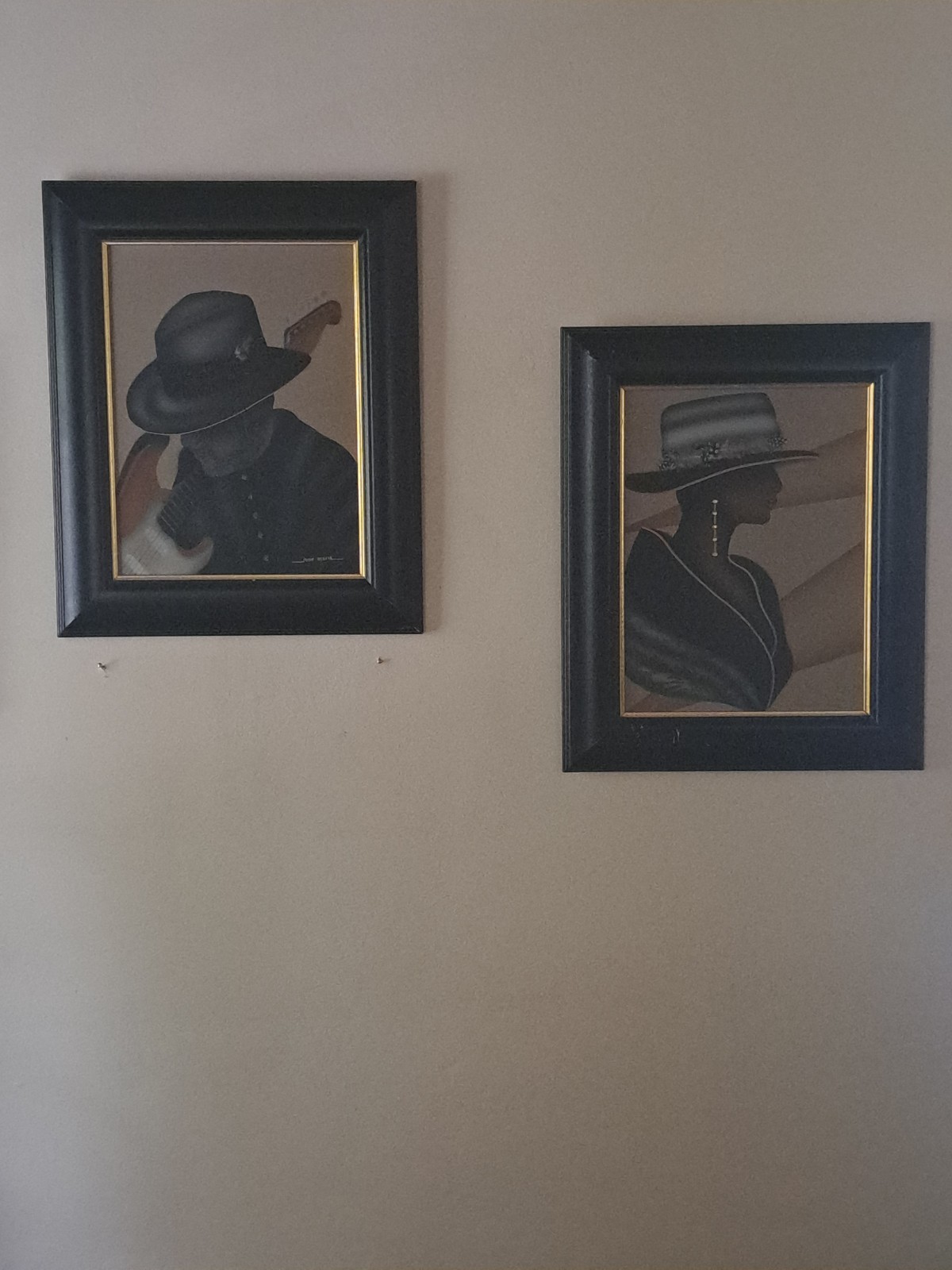  A PAIR OR ORIGINAL LITHOGRAPHS BY JUNE MARIE 