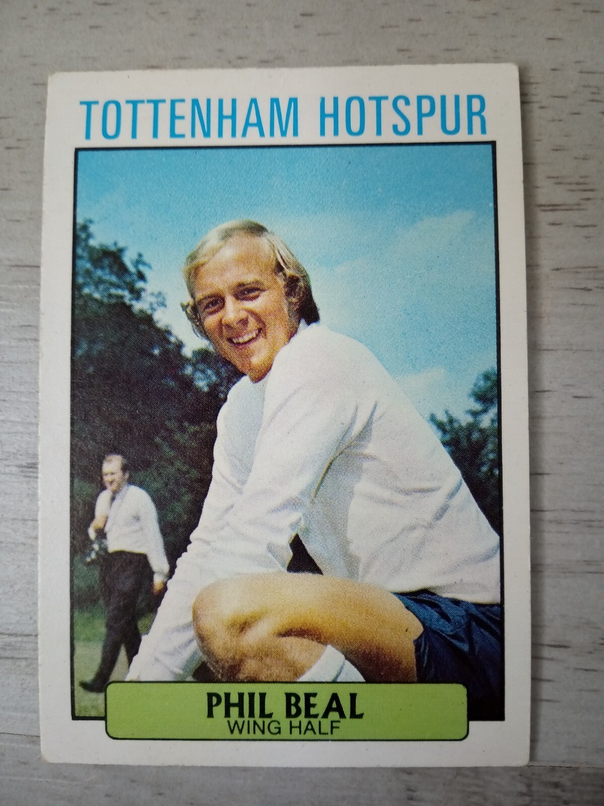 PHIL BEAL TOTTENHAM AB&C FOOTBALL TRADING CARD 1971 RARE VINTAGE