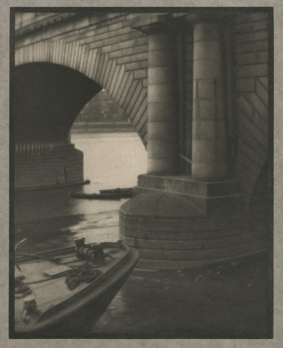 c.1909 ALVIN LANGDON COBURN LONDON - WATERLOO BRIDGE