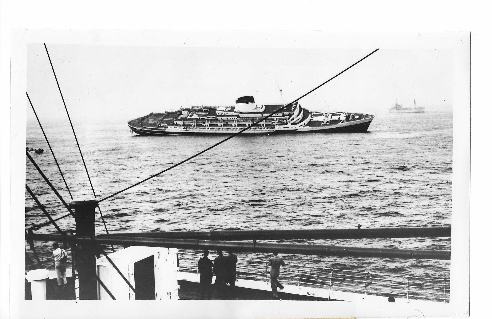 Andrea Doria Vintage Photo 1956 8x10 Press Sinking Cruise Liner SS Ship Ocean Andrea Doria Vintage Photo 1956 8x10 Press Sinking Cruise Liner SS Ship Ocean