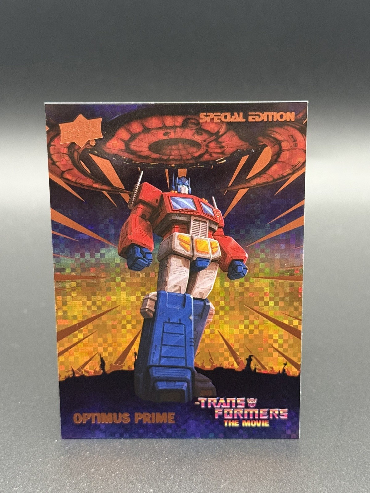 Upper Deck Transformers The Movie 40th Unicron Parralel Optimus Prime Rare 16/86