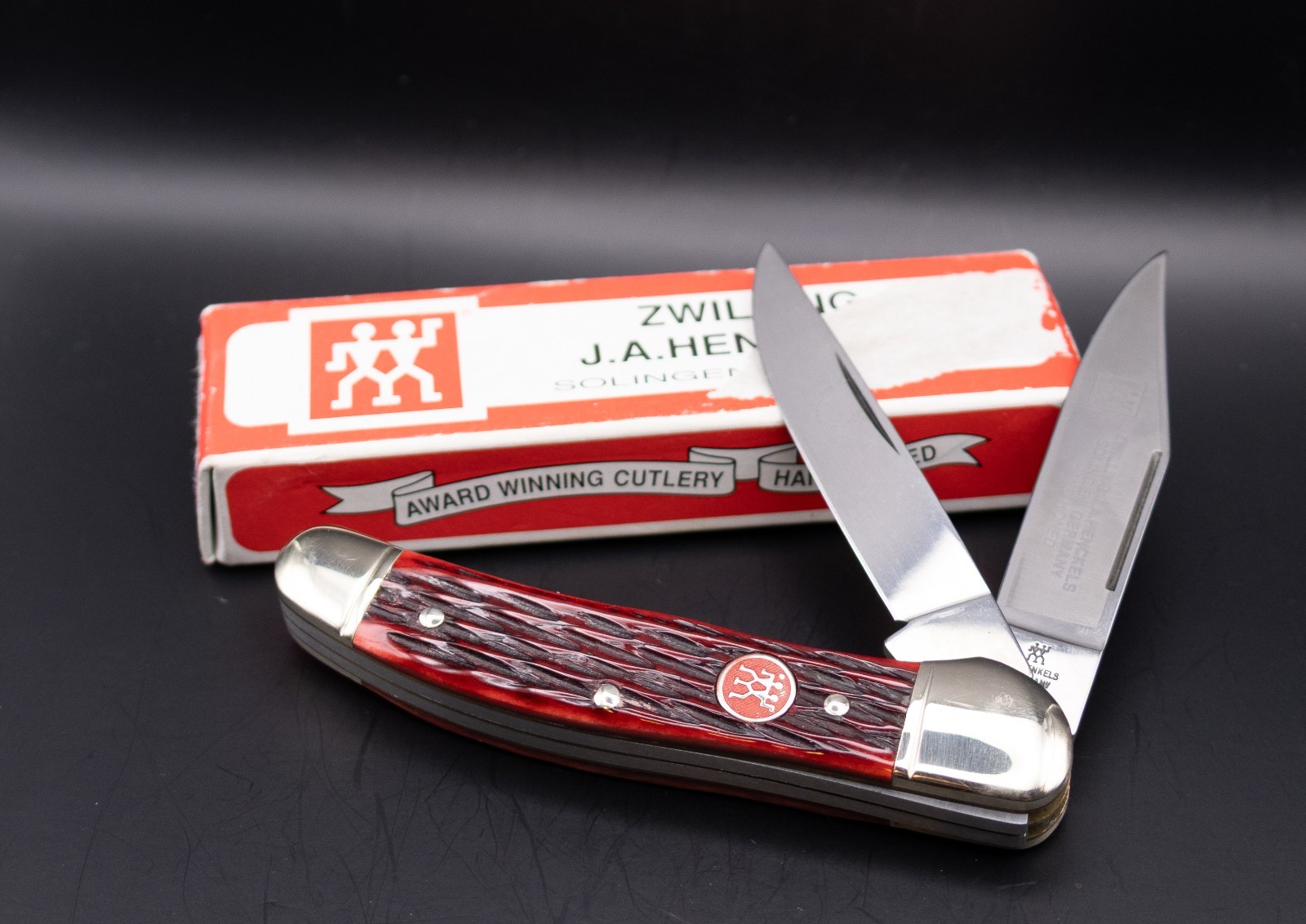 Vintage J.A. Henckels Solingen Germany HK-4-B Copperhead Pocket Knife NOS Box Vintage J.A. Henckels Solingen Germany HK-4-B Copperhead Pocket Knife NOS Box