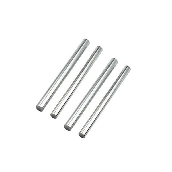 4PCS Pure Zinc Rod 100Mm X 10Mm High Pure Zinc Rods High Purity 99.995% Lengt
