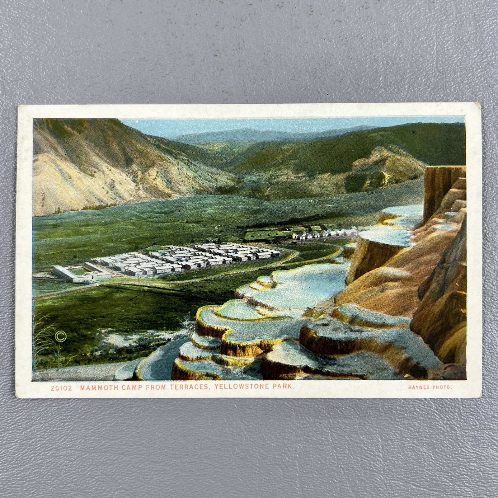 Yellowstone National Park Mammoth Camp From Terraces Postcard 20102 Haynes Yellowstone National Park Mammoth Camp From Terraces Postcard 20102 Haynes
