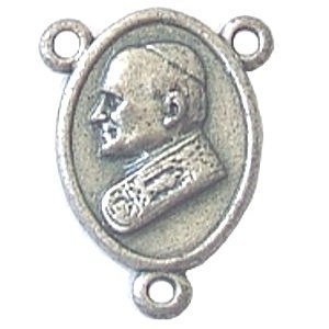 Pope John Paul II - center piece - Pewter (1.6cm-0.63