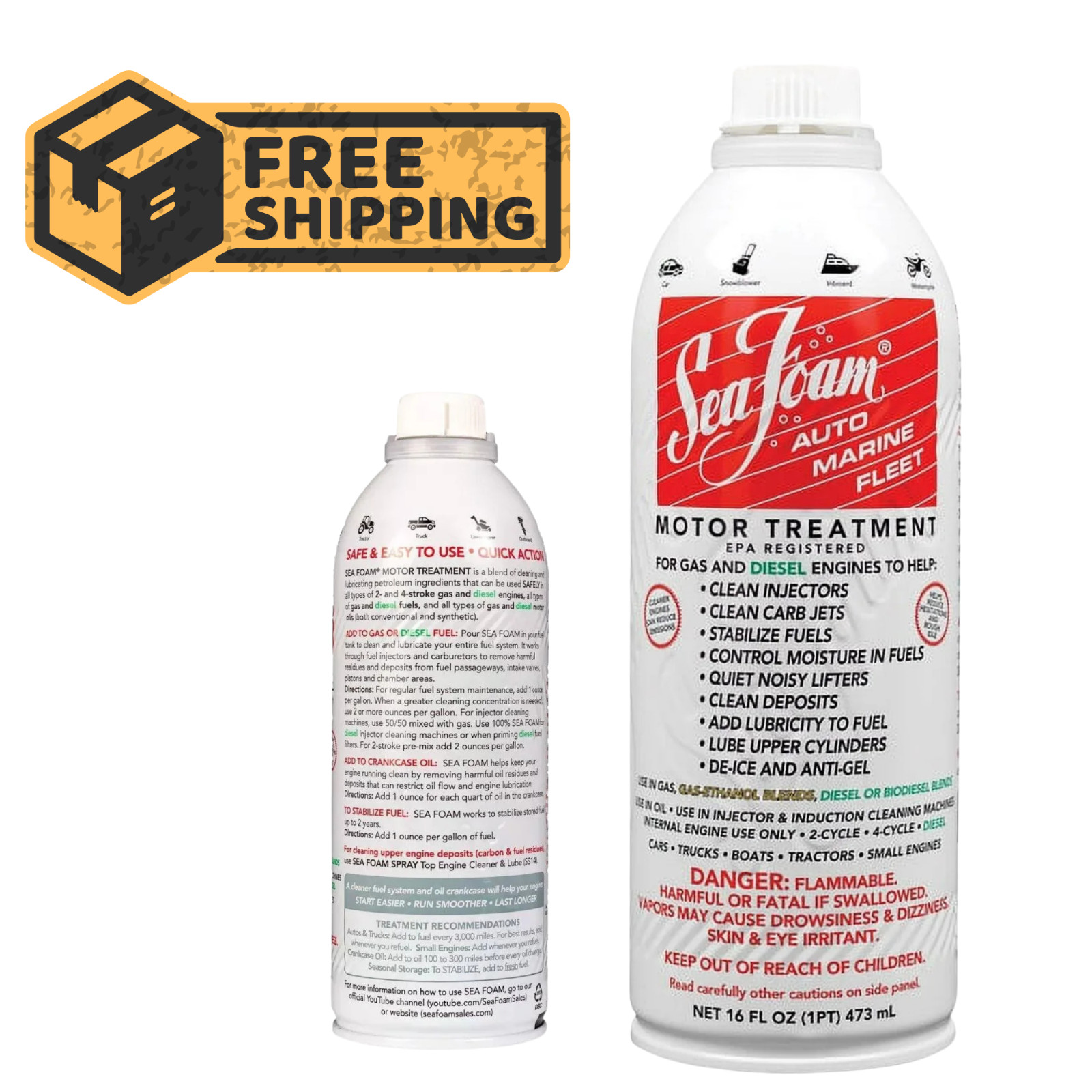 Sea Foam SF16 Motor Treatment Automotive Additive, 16 oz