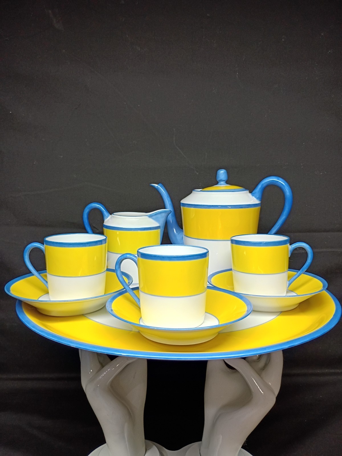 Tiffany & Co. Claude Monet Giverny Haviland Limoges France demitasse 10 pc set