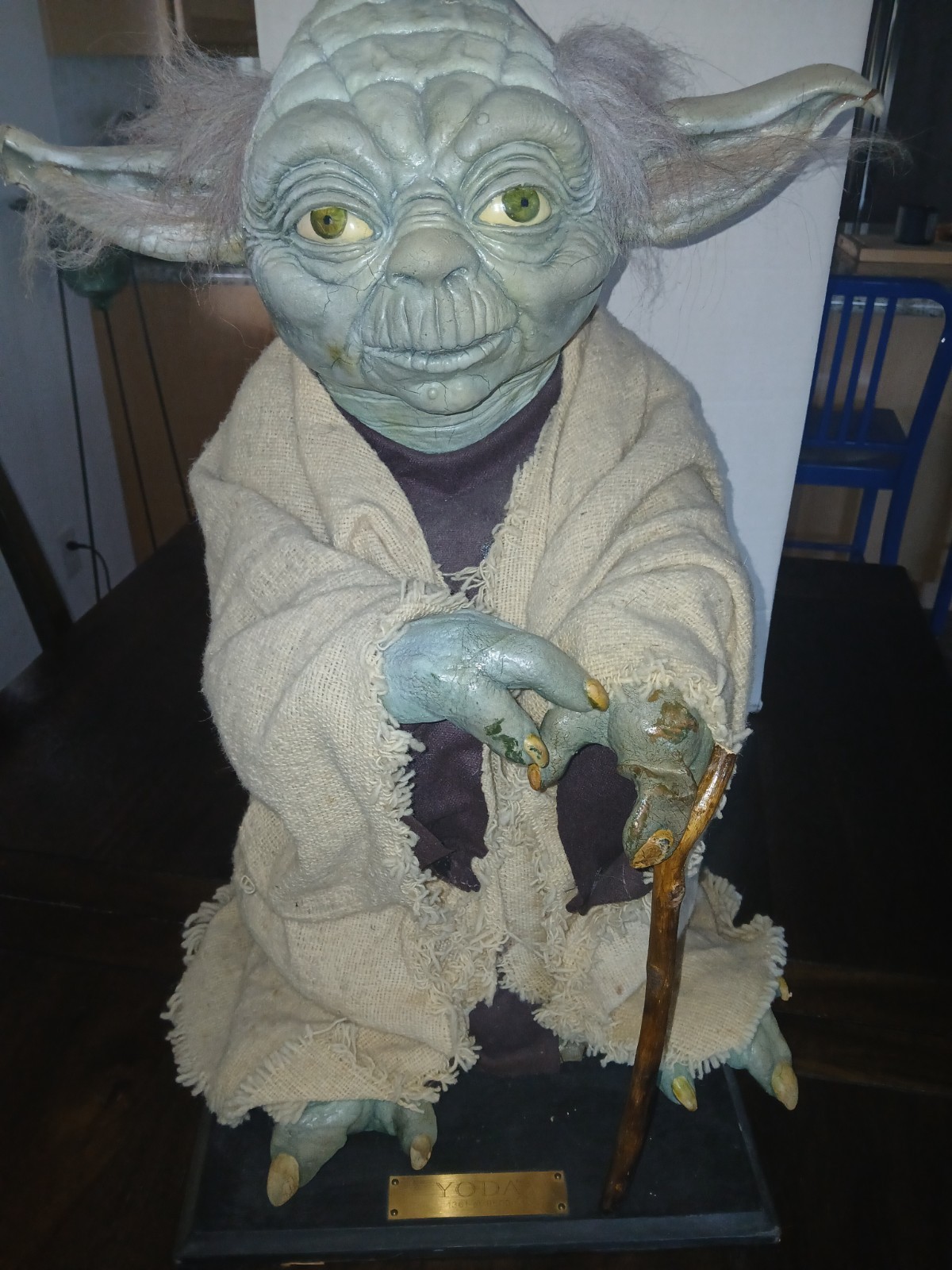 1994 Illusive Concepts Yoda Life Size Statue #1361/9500 w/ COA Lucasfilm Star Wa