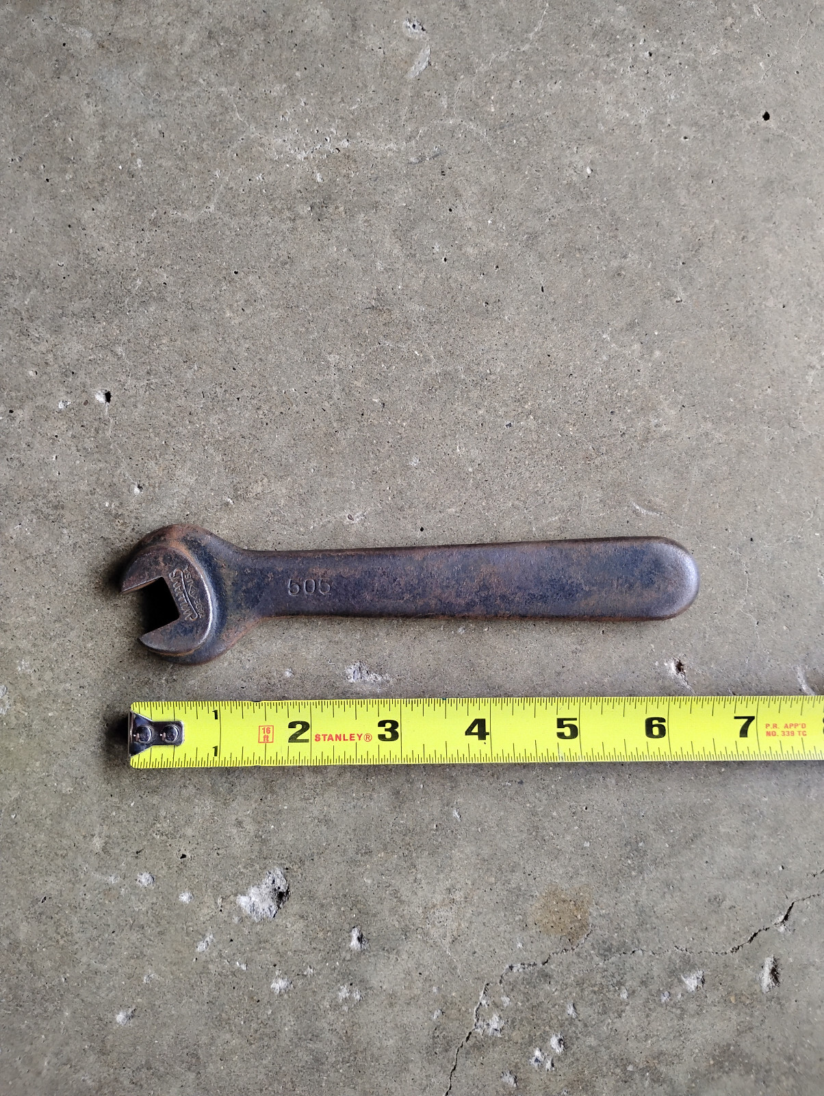 Vintage J.H. WILLIAMS Tools No. 505 Machinist\'s Wrench 1/2\