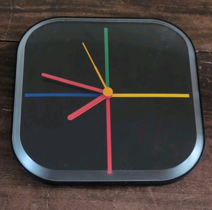 VTG 1980s Postmodern Wall Clock Memphis Style Working West Germany Movement VTG 1980s Postmodern Wall Clock Memphis Style Working West Germany Movement