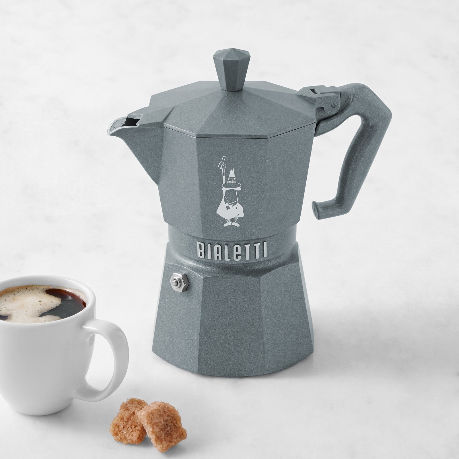 Bialetti Moka Exclusive All-Stovetop Espresso Maker Denim Induction