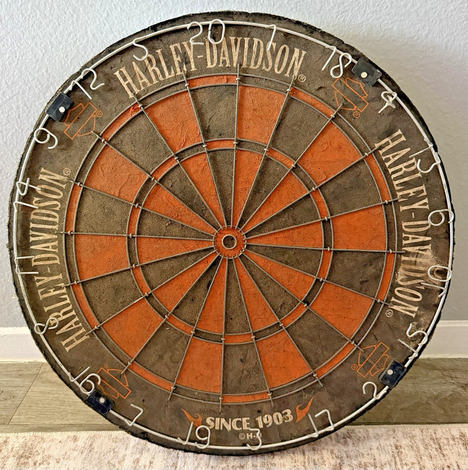 Vintage Harley Davidson Since 1903 Dartboard