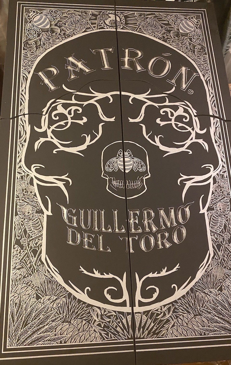 Guillermo del Toro Patron Tequila Box (Empty) + Booklet (RARE)