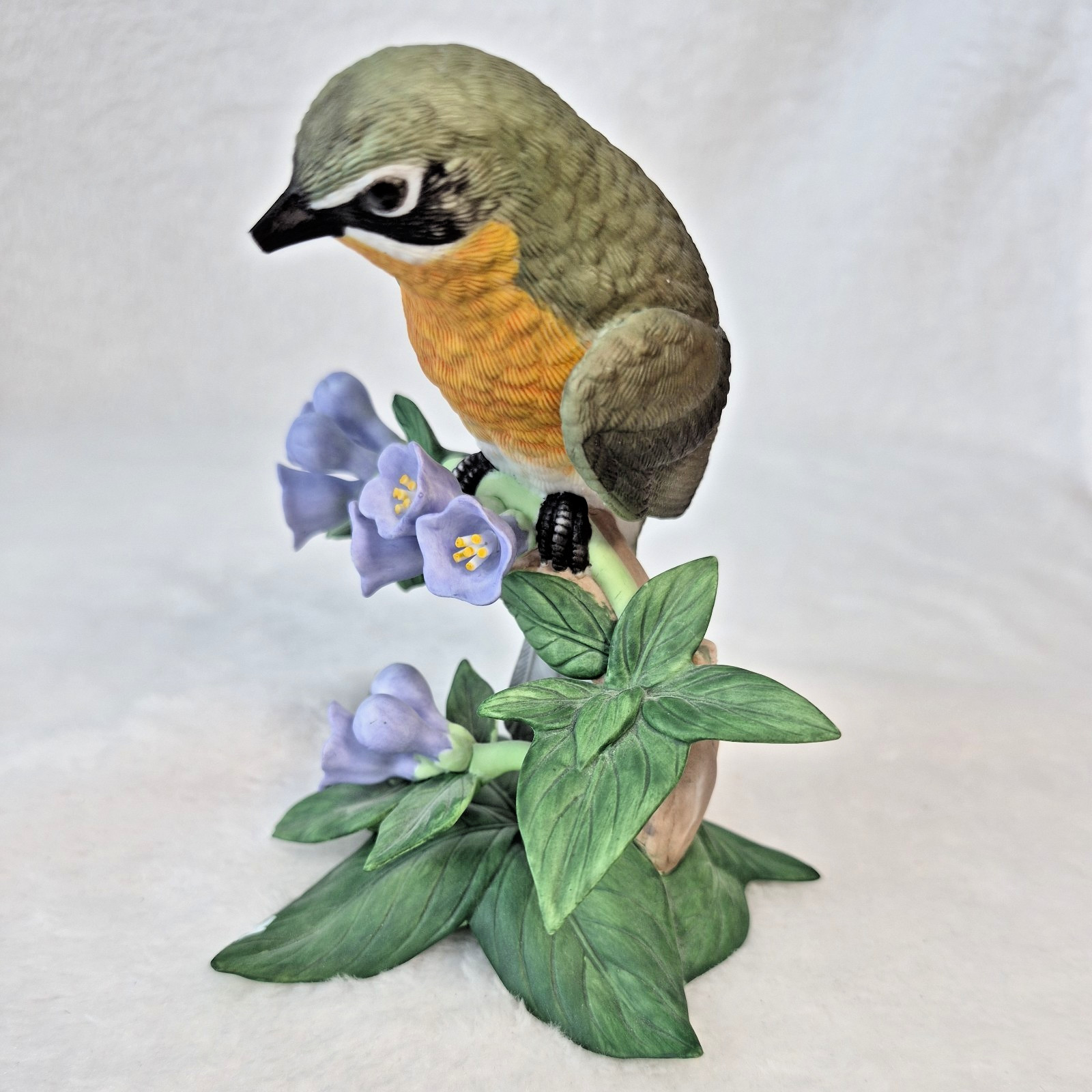 Lenox  Yellow-Breasted Chat 1996 Garden Bird Collection -DAMAGED SEE PHOTOS
