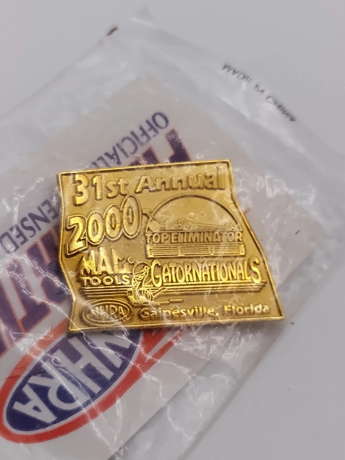 2000 Mac Tools Gatornationals Gainesville FL  Pin 31nd Anual NHRA Top 1G