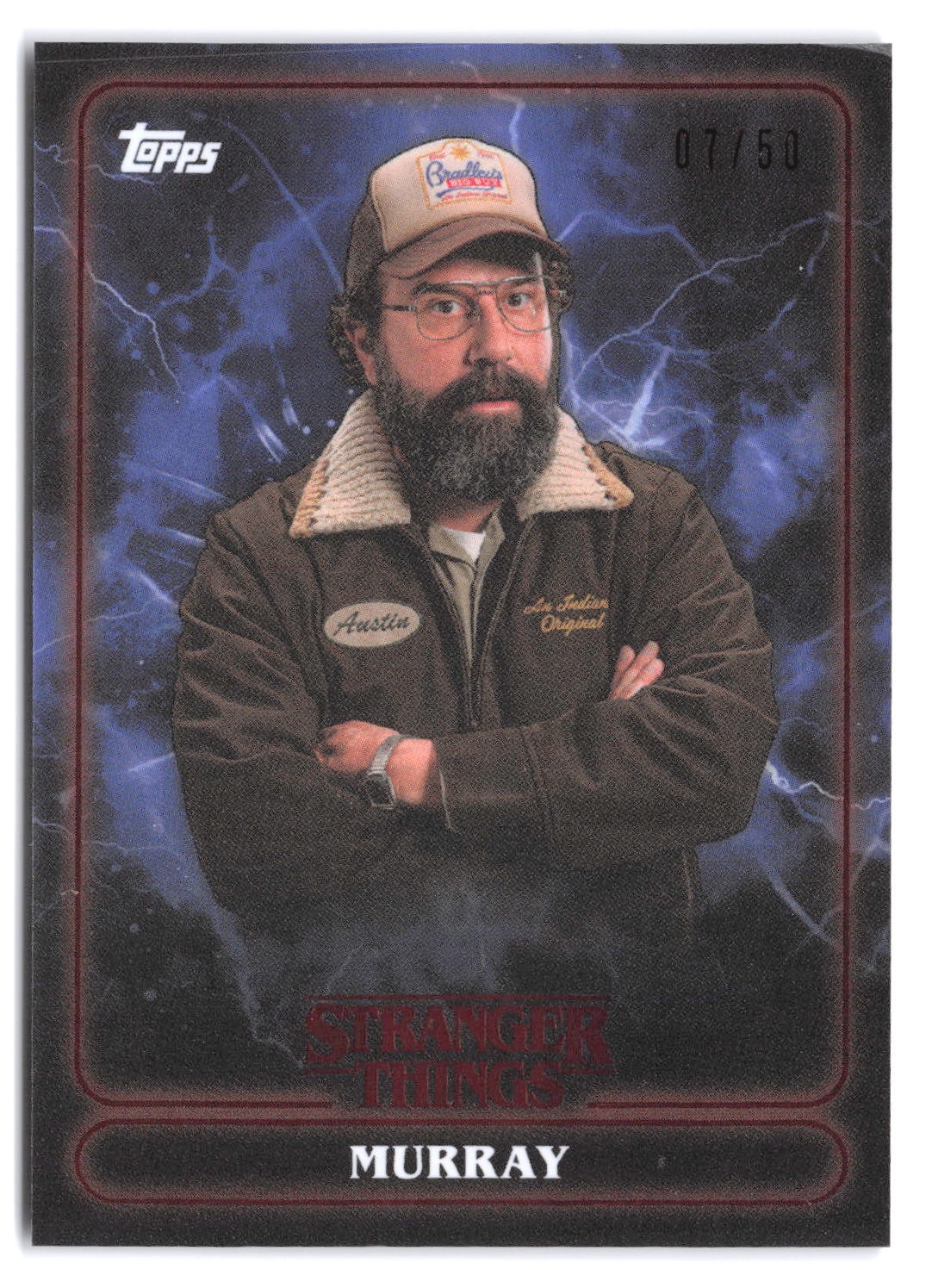 2025 Topps Stranger Things - Brett Gelman as Murray #23 Blue Parallel /50