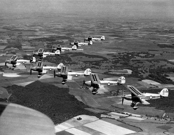 Hawker Fury IIs of 25 squadron flying in formation 1937 Historic Old Photo Hawker Fury IIs of 25 squadron flying in formation 1937 Historic Old Photo