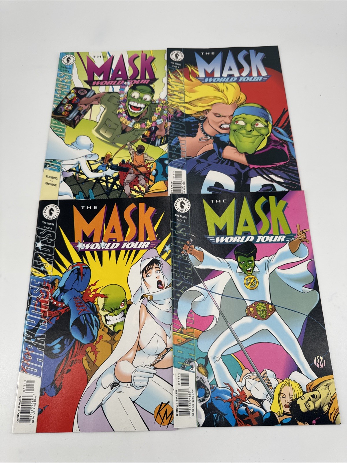 1995 Dark Horse Comics The Mask World Tour #1-4 Complete Set