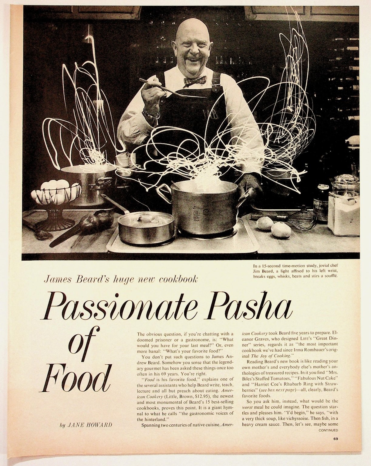 Vintage James Beard Magazine Article Print Food Chef Kitchen Cooking Vintage James Beard Magazine Article Print Food Chef Kitchen Cooking
