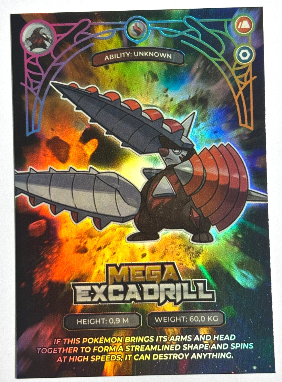 CARD POKEMON MEGA EVOLUTIONS Z-A #04 MEGA EXCADRILL M530 Peru Edition 2026