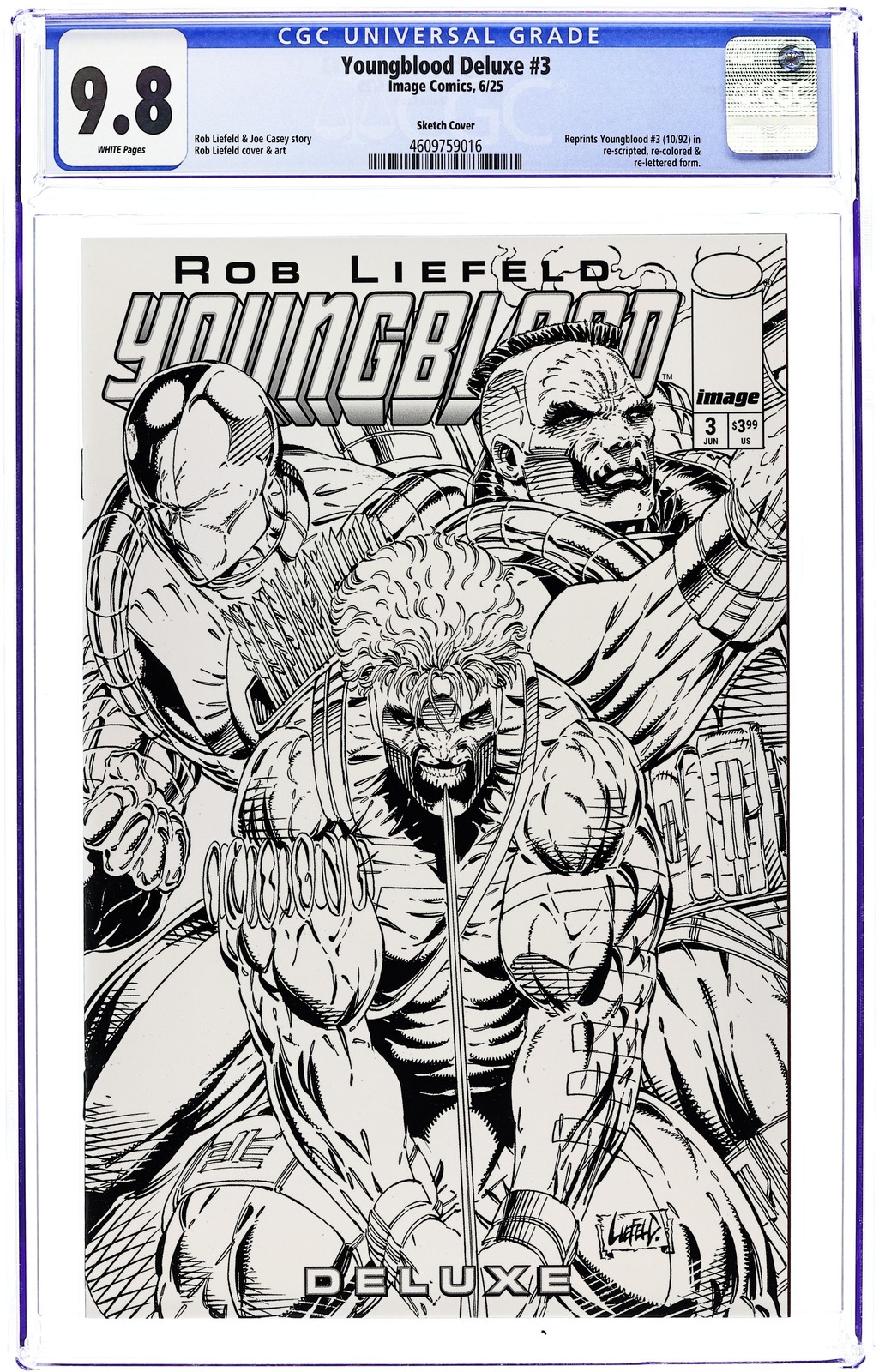 Youngblood Deluxe #3C CGC 9.8 2025 4609759016